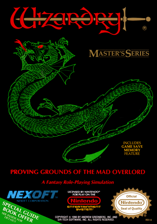 Wizardry - Proving Grounds of the Mad Overlord (USA) box art